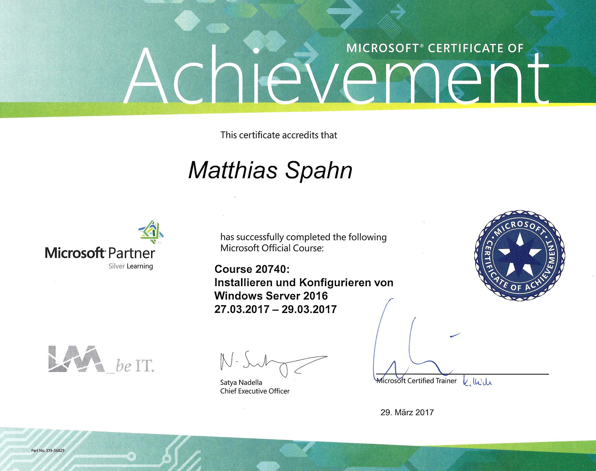 Microsoft Partner Matthias Spahn